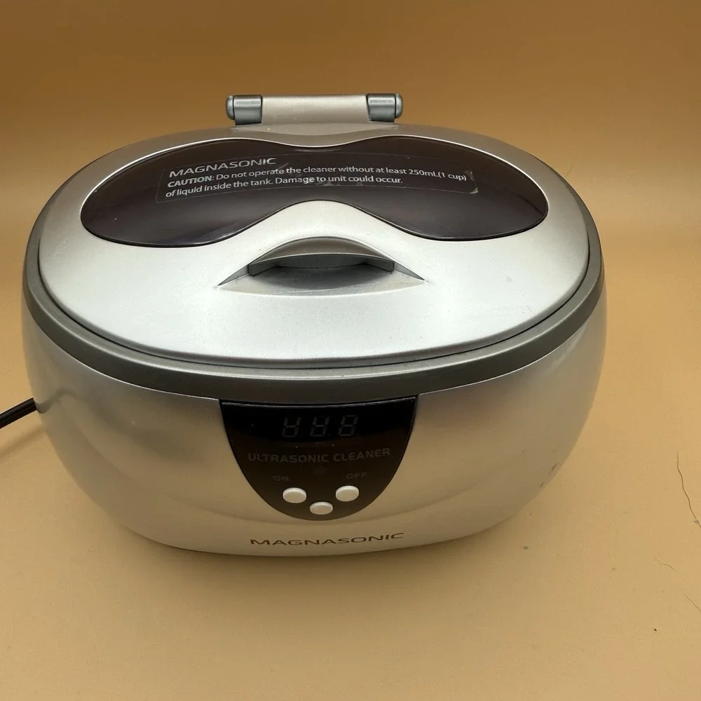 Magnasonic Ultrasonic Cleaner MGUC500 Jewelry Glasses Dentures Tested